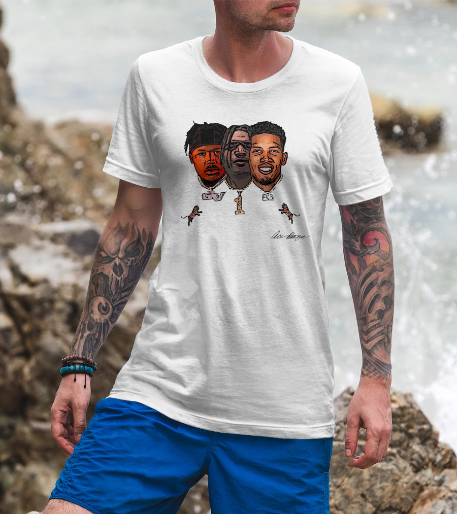 Tres Amigos New GV Tyson AB Art By Ace Boogie T-Shirt