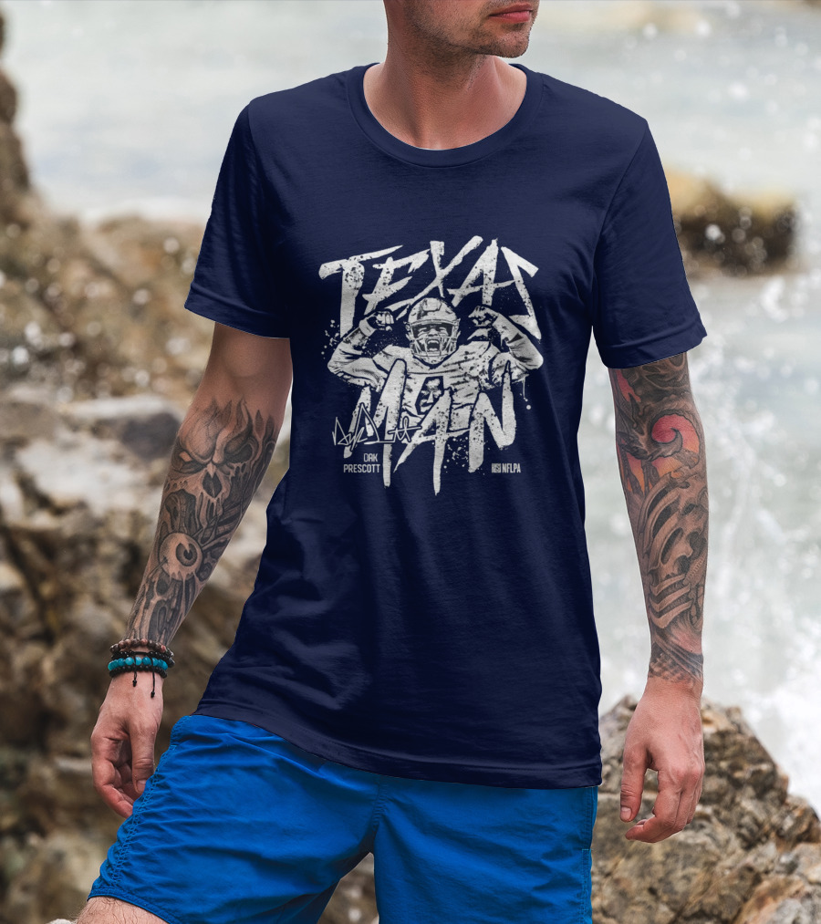 Texas Man Dak Prescott NFLPA T-Shirt