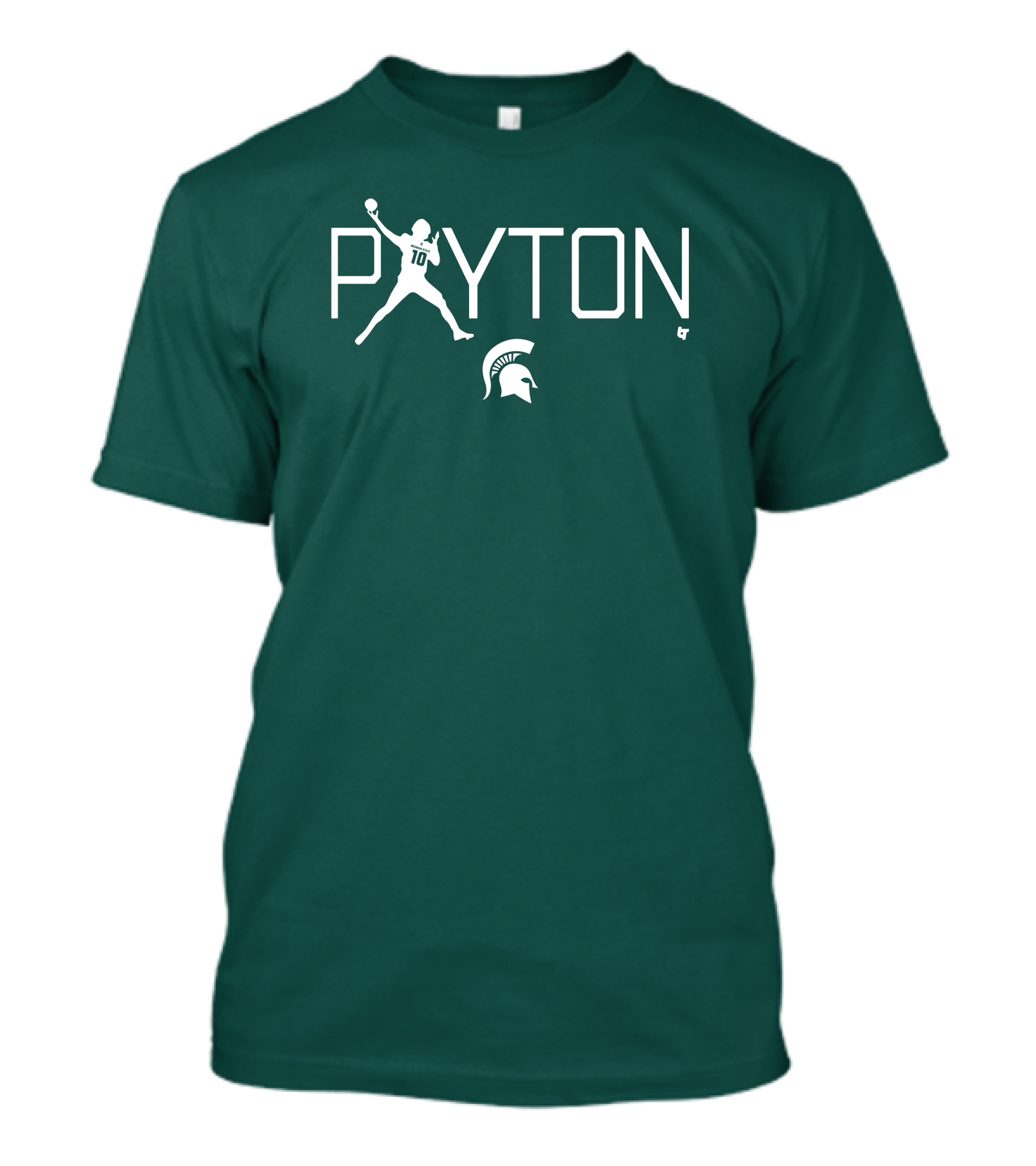 BreakingT Payton Thorne Michigan State Football Spartan Helmet T-Shirt