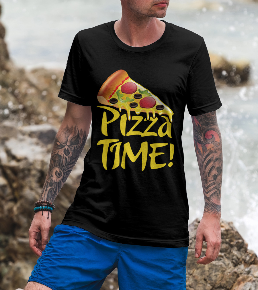 Pizza Everyday Time Pizza Time Slice T-Shirt