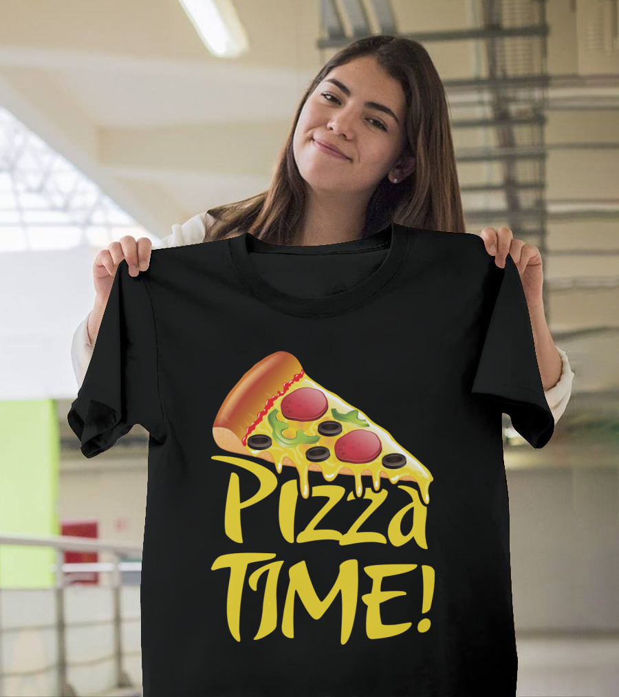 Pizza Everyday Time Pizza Time Slice T-Shirt