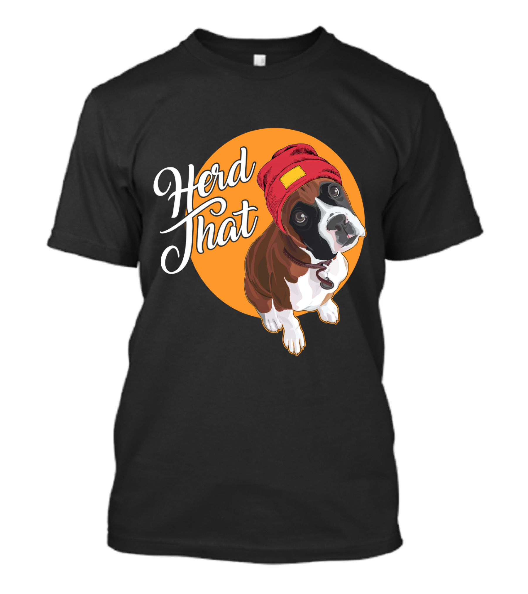 Herd That Funny Boxer Dog Animal Lover T-Shirt