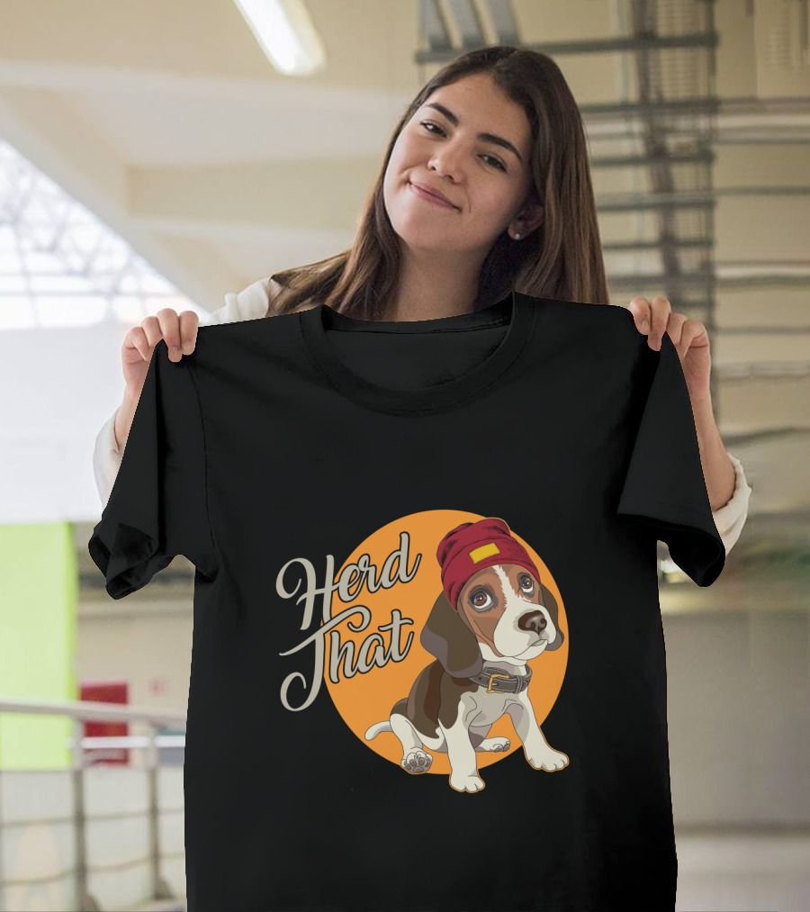 Herd That Beagle Animal Lover Dog Funny T-Shirt