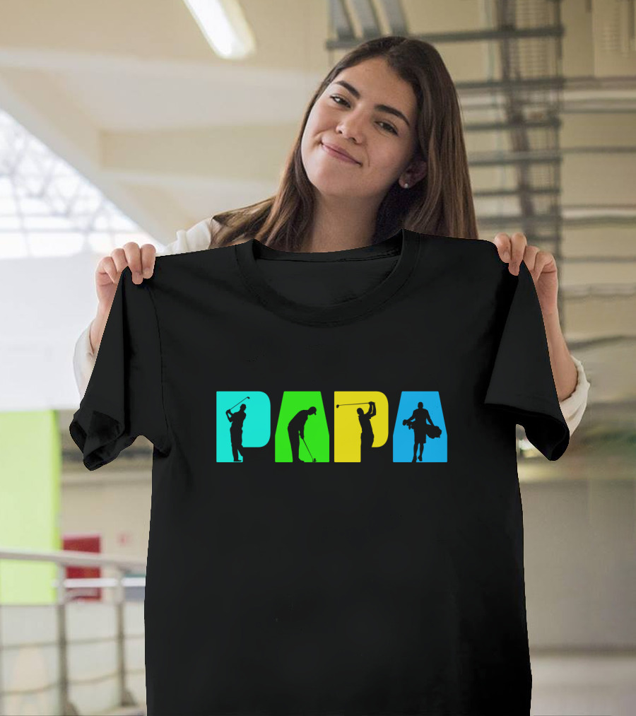 PAPA Retro Golf Silhouette Collection T-Shirt