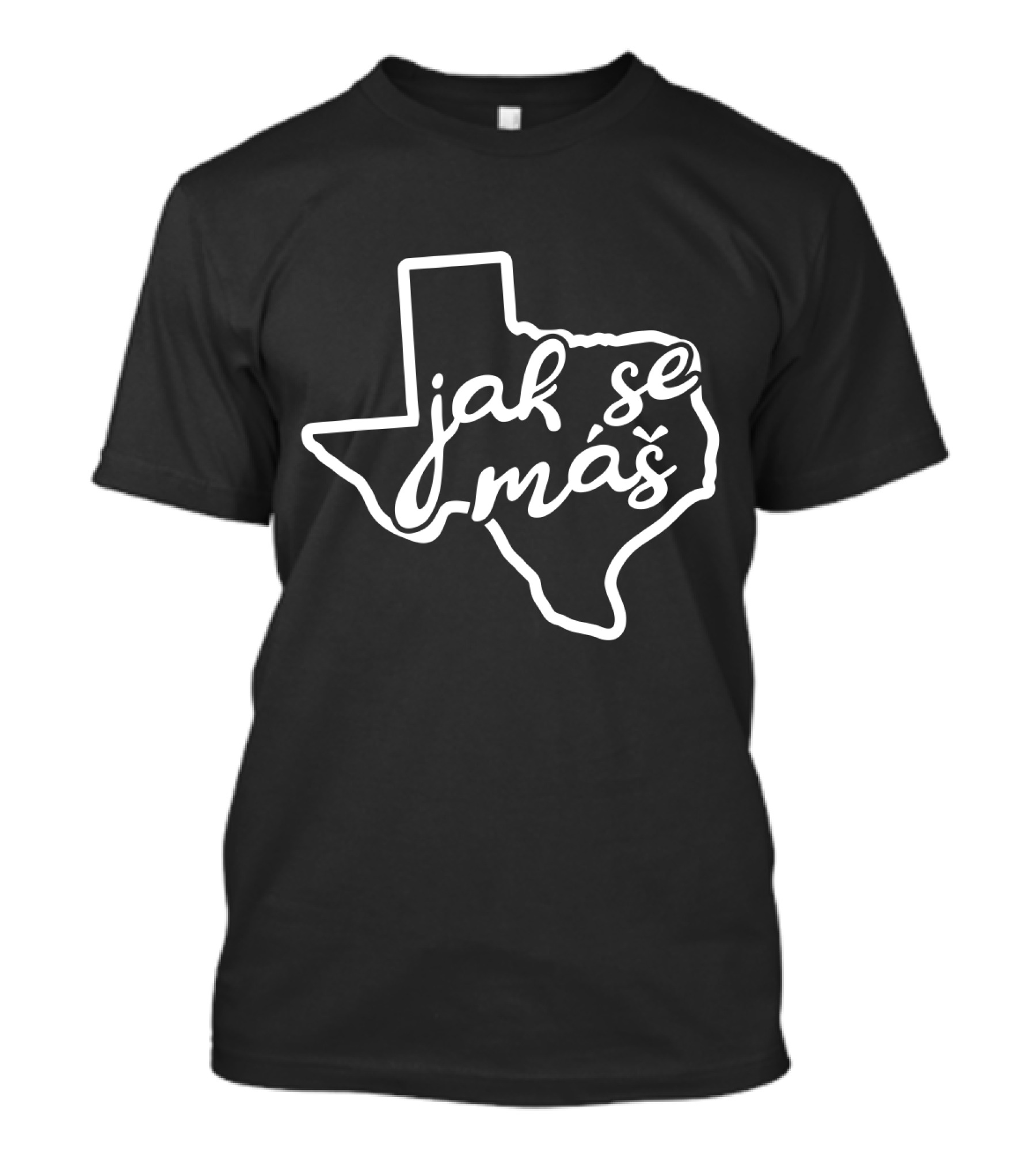 Jak Se Mas Texas Czech State Outline T-Shirt