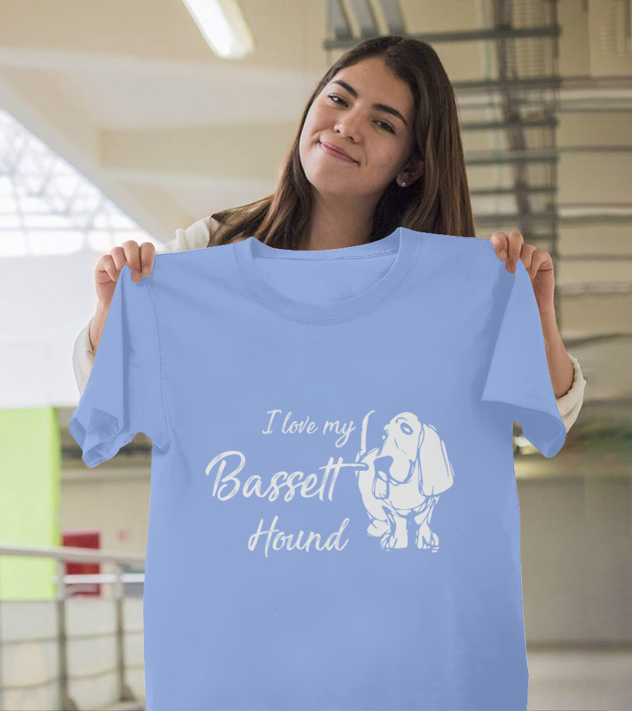 I Love My Basset Hound T-Shirt