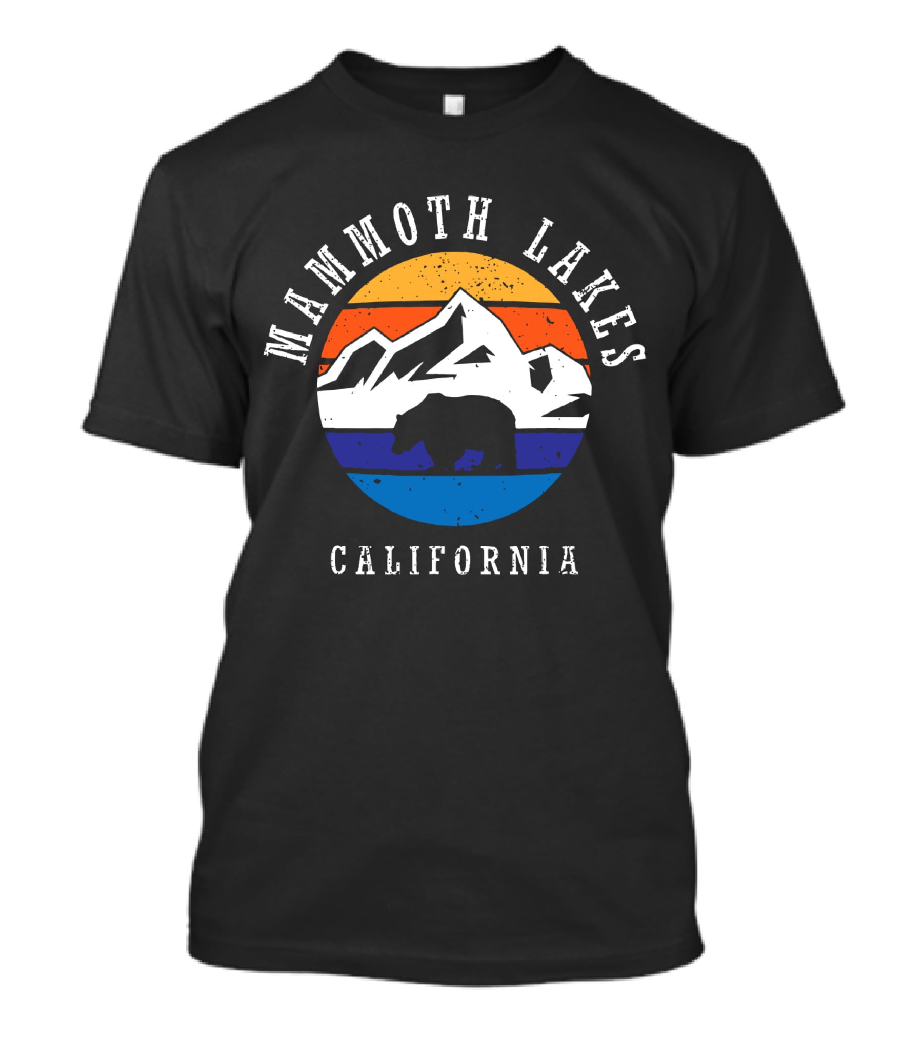 Mammoth Lakes California Bear Mountains Sunset T-Shirt