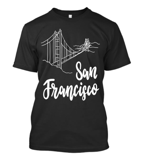 San Francisco Golden Gate Bridge California State T-Shirt