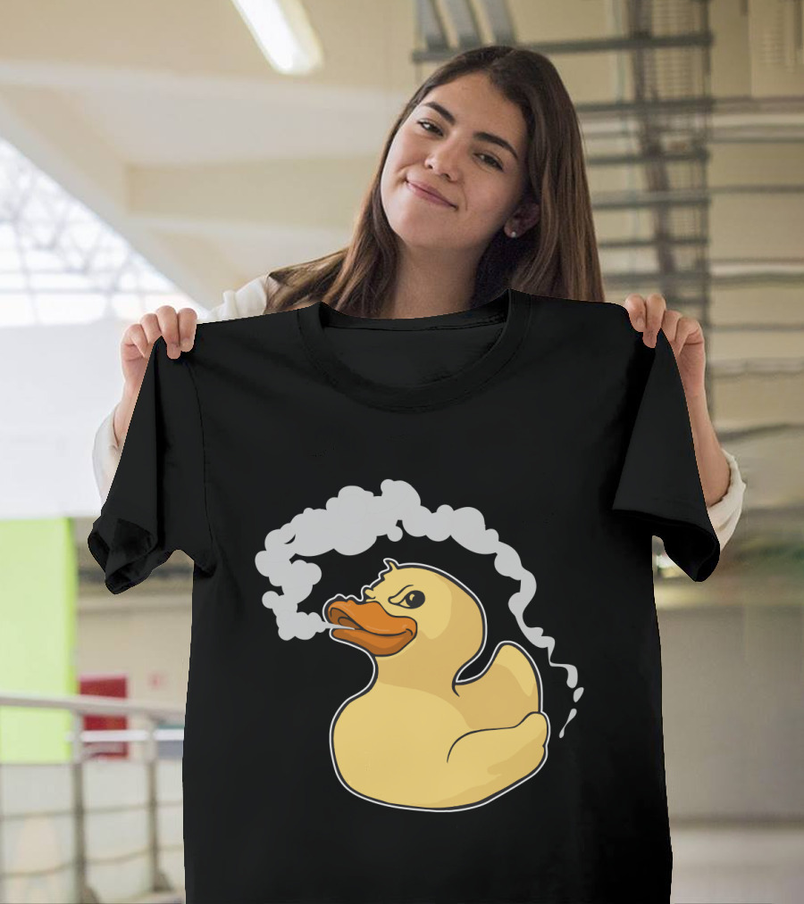 Fire Breathing Rubber Ducky With Smoke T-Shirt