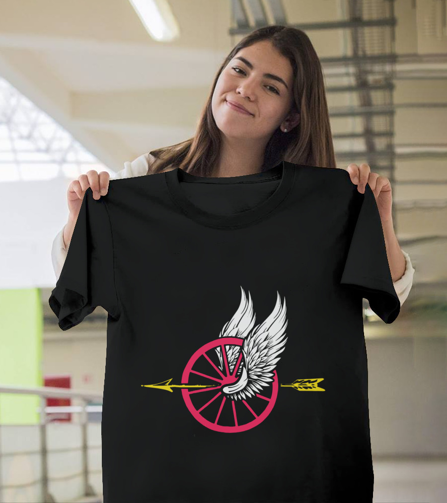 Law Enforcement Motorcycle Unit Wing Wheel And Arrow T-Shirt