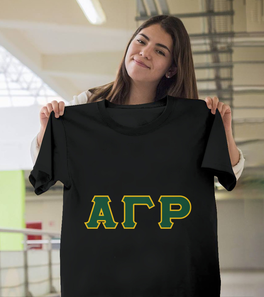 Alpha Gamma Rho Fraternity Greek Letters T-Shirt