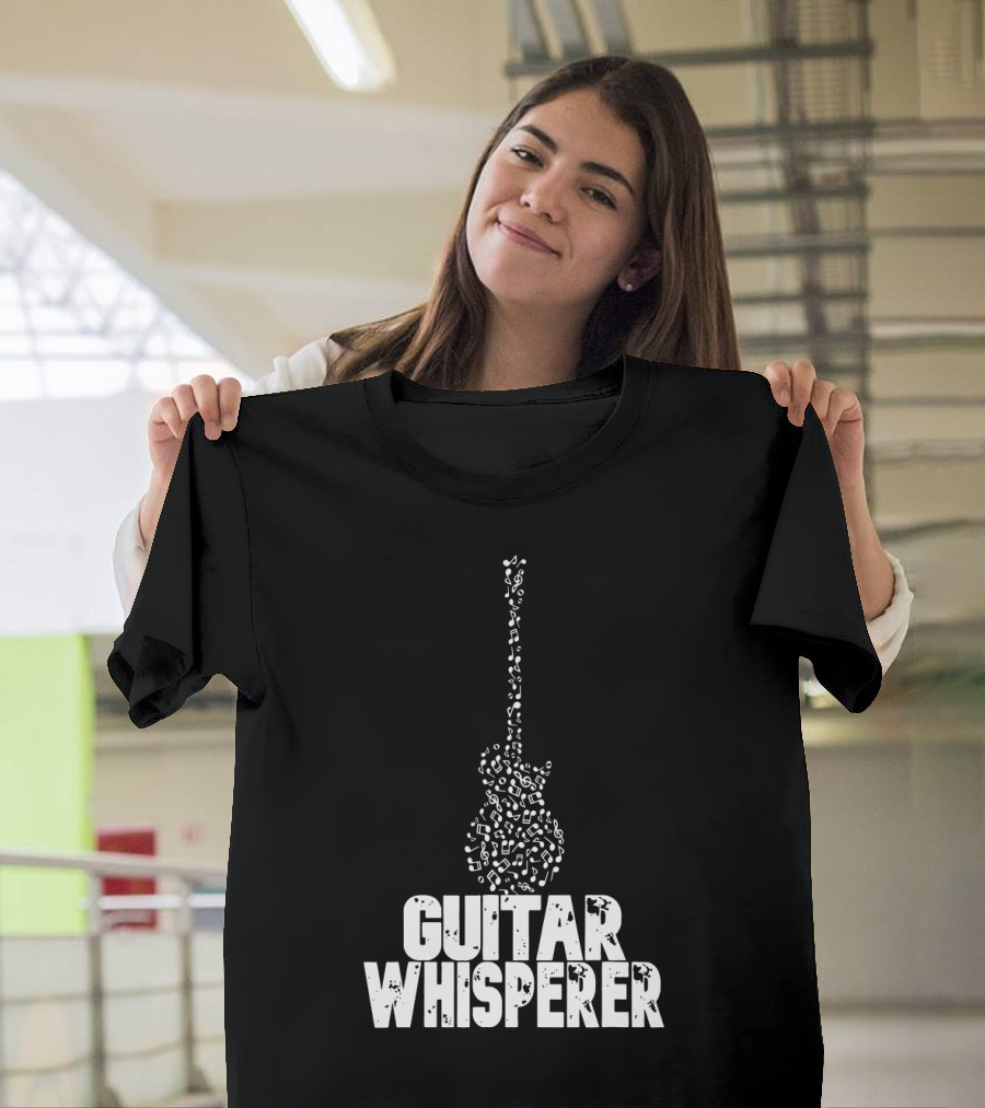 Guitar Whisperer Musical Notes T-Shirt