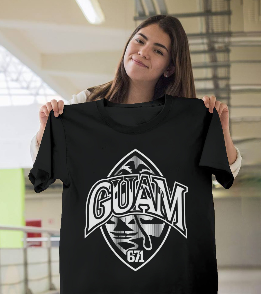Guam USA 671 Chamorro Pride Seal T-Shirt
