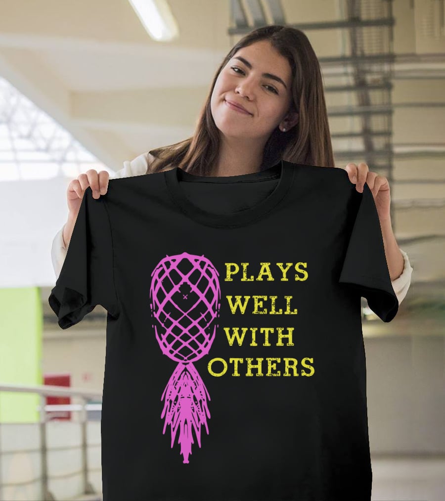 Plays Well With Others Pineapple Abstract Xylophone T-Shirt