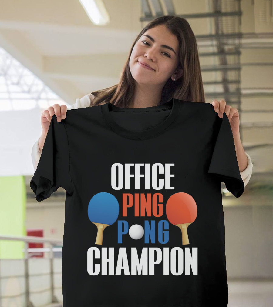 OFFICE PING PONG CHAMPION PADDLE T-Shirt