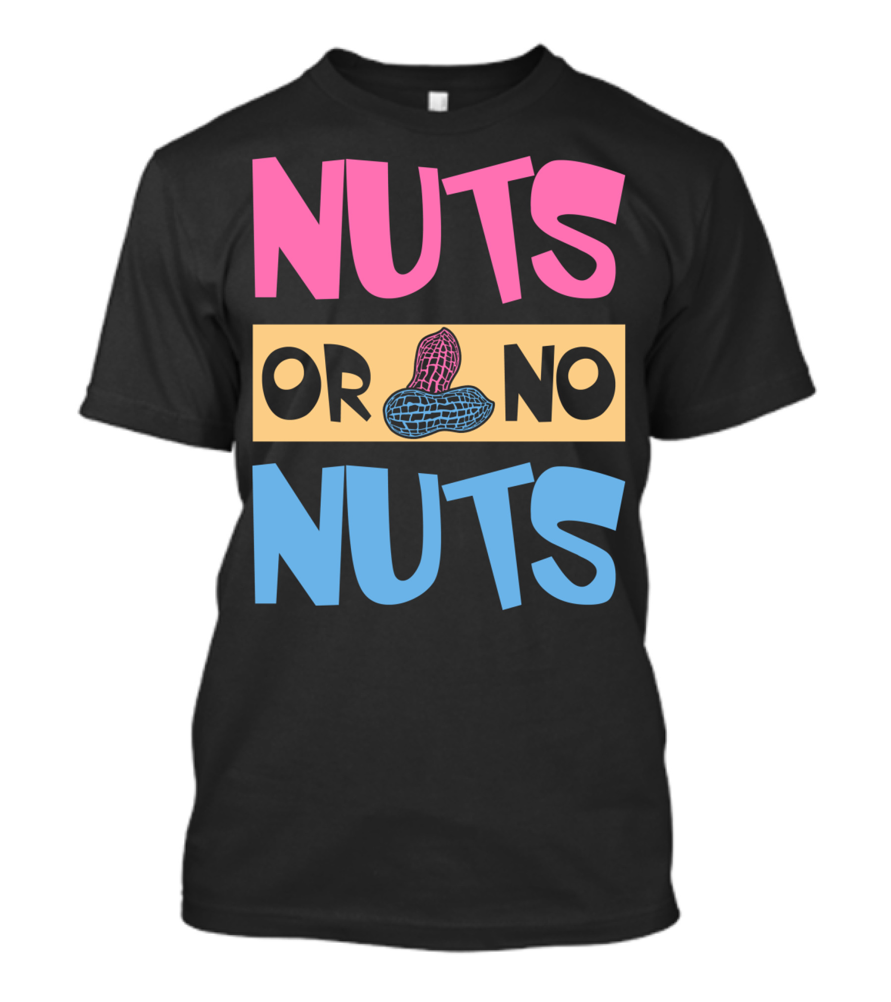 Nuts Or No Nuts Peanuts Gender Reveal T-Shirt