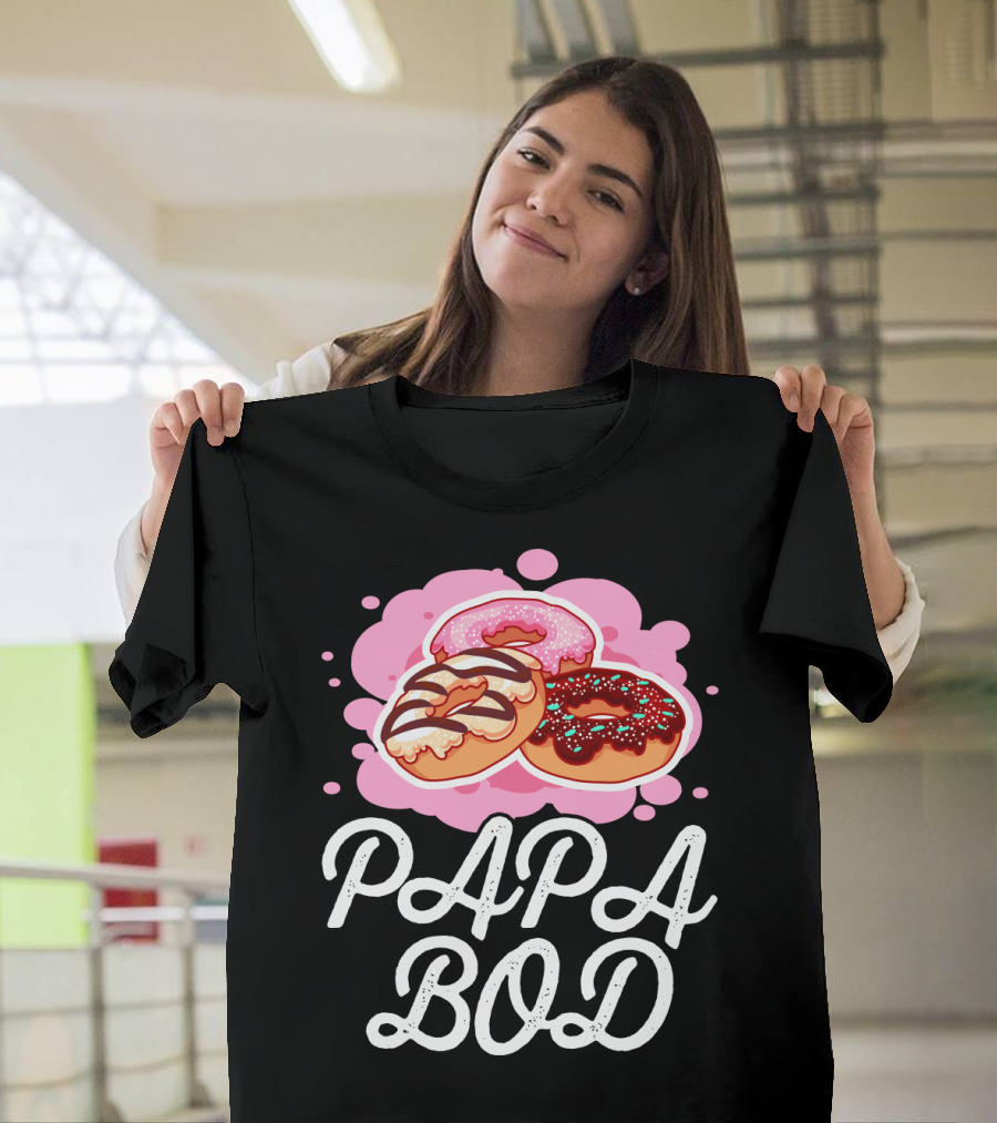 Papa Bod Donut Trio With Sprinkles T-Shirt