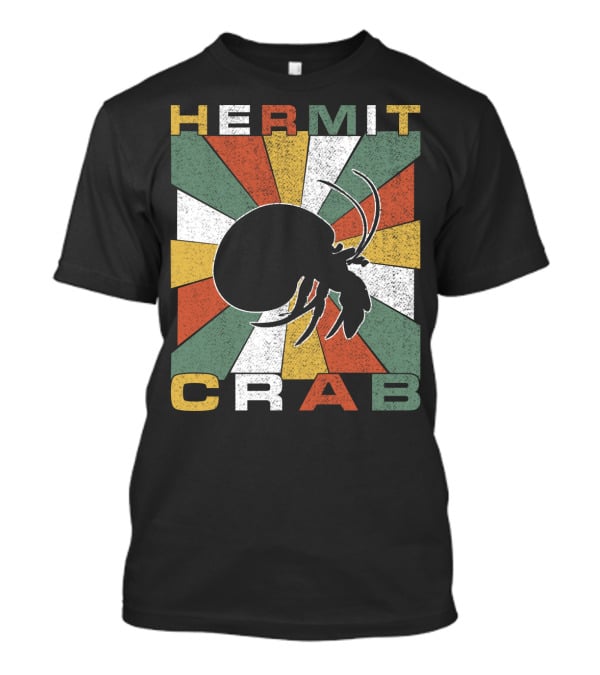 Hermit Crab Retro 70s Vintage T-Shirt