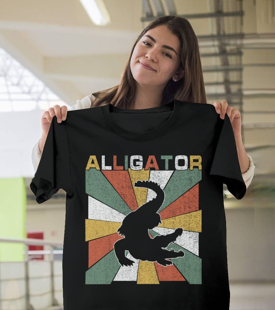 Alligator Retro 70s Vintage T-Shirt