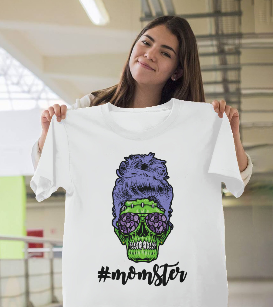 Momster Skull Halloween T-Shirt