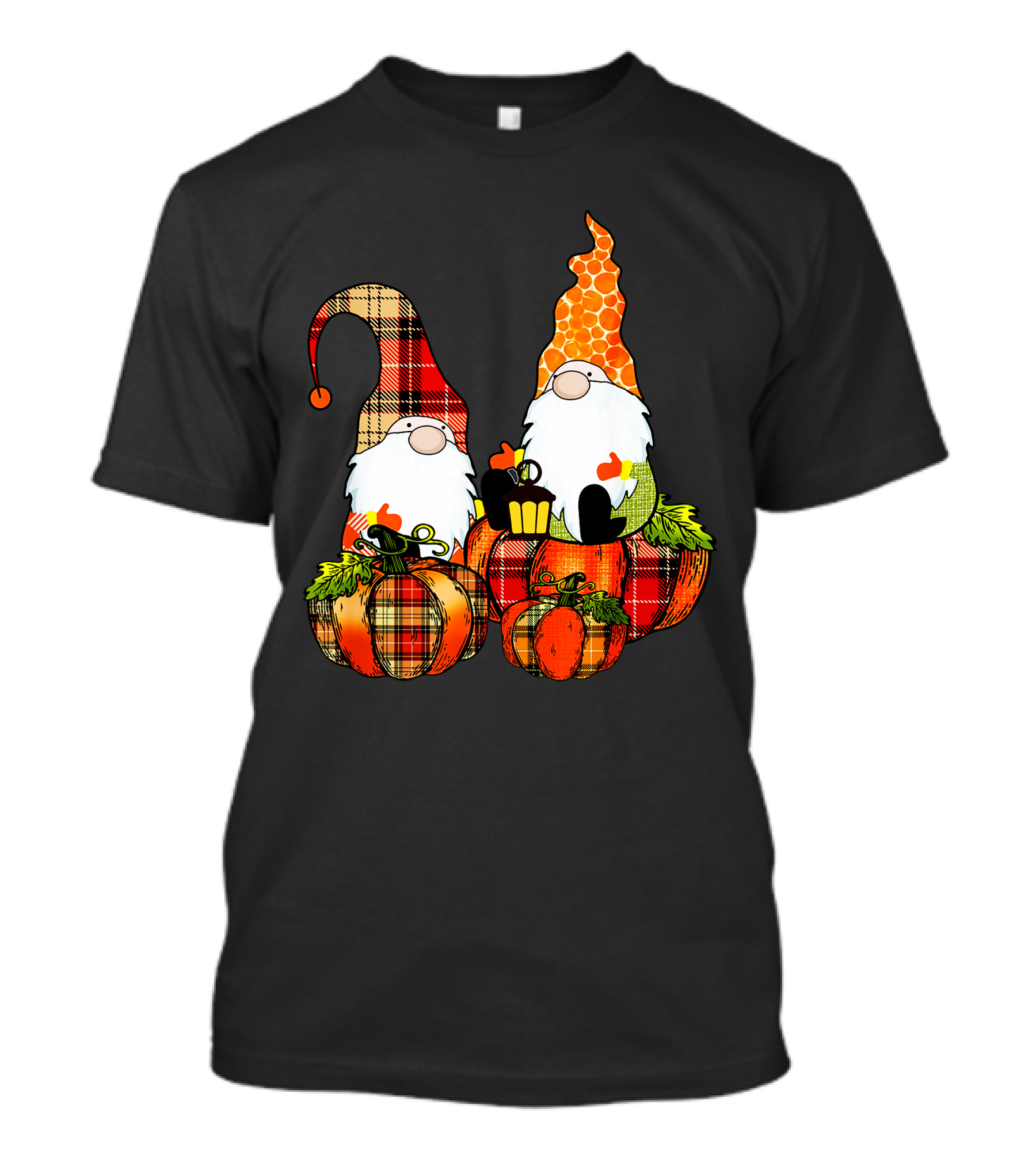 Cute Gnomes Halloween Funny Pumpkin Costume T-Shirt