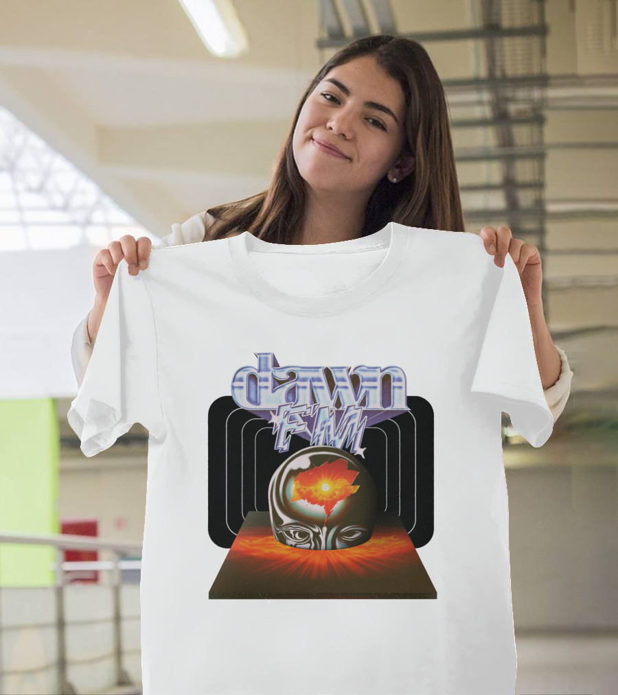 The Weeknd Dawn FM Album Merch Brain T-Shirt
