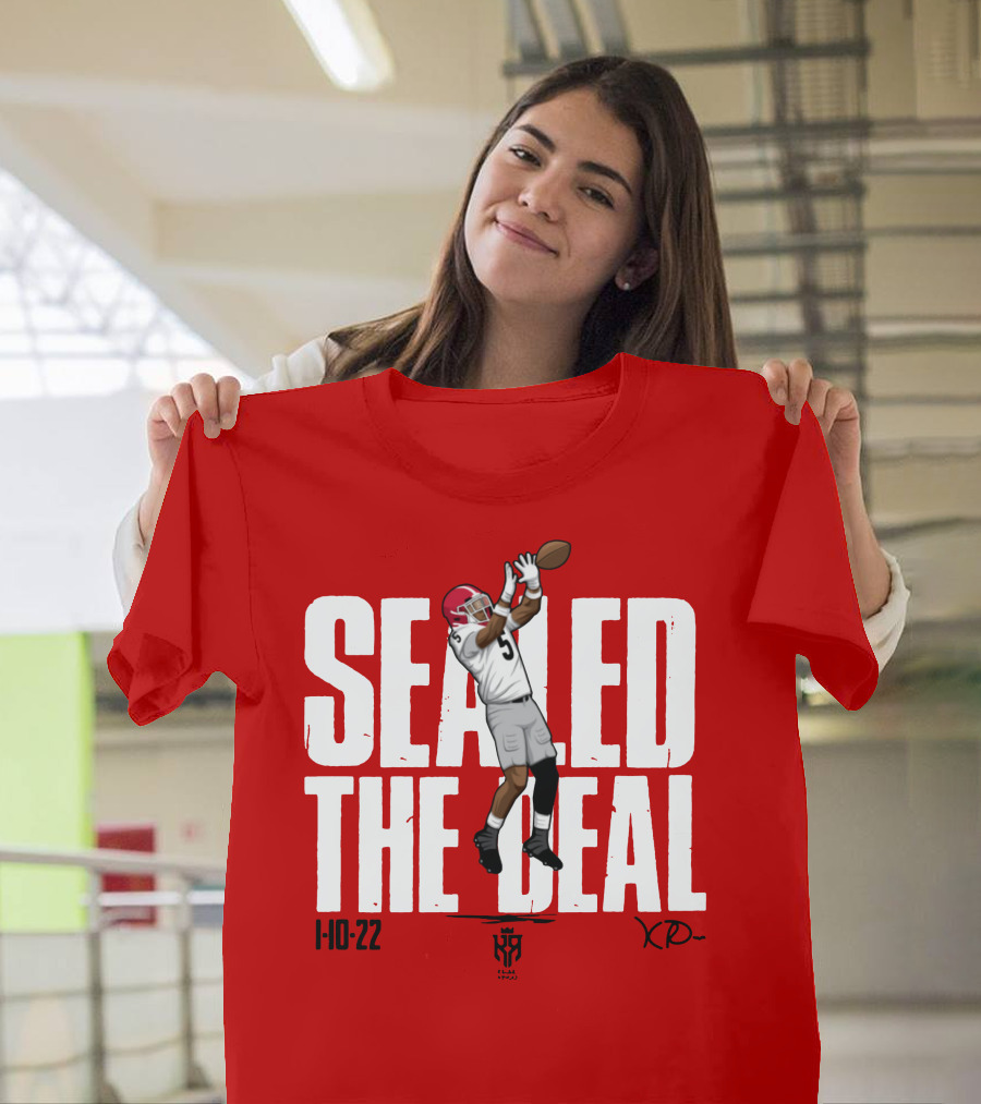 Kelee Ringo Sealed The Deal 1-10-22 Football Catch T-Shirt