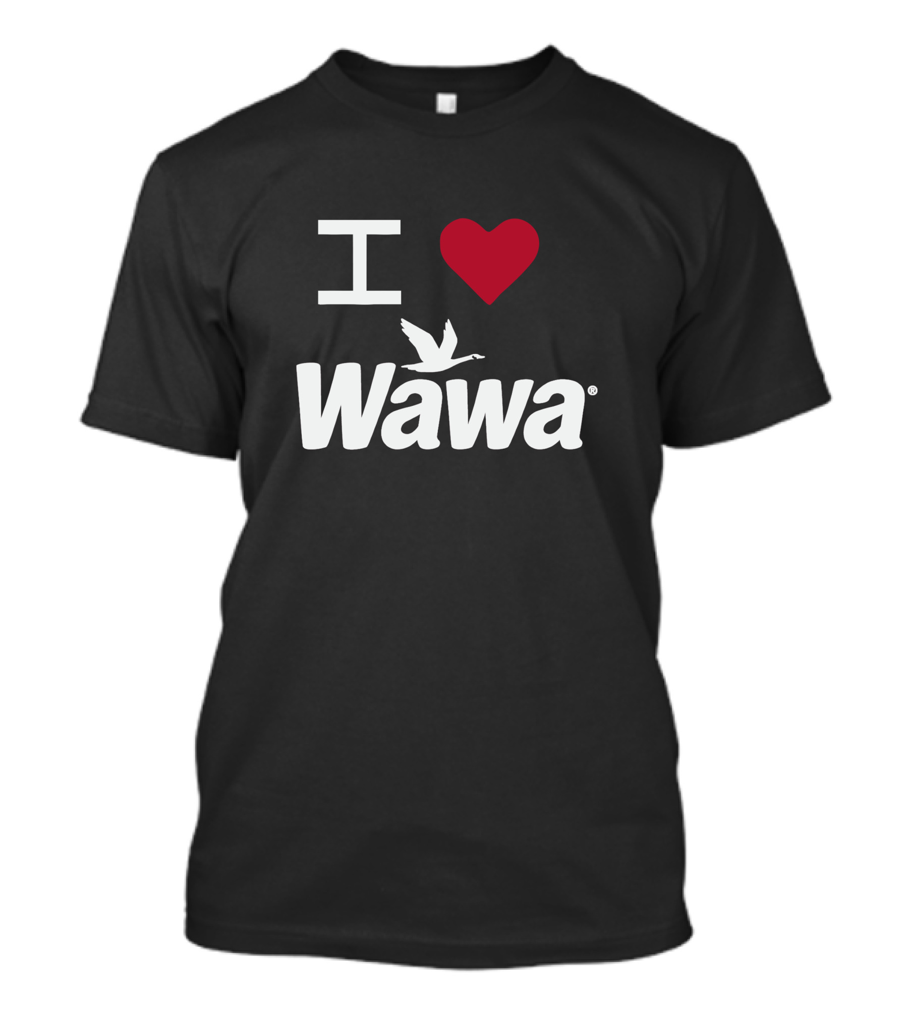 I Love Wawa Logo With Heart And Goose T-Shirt