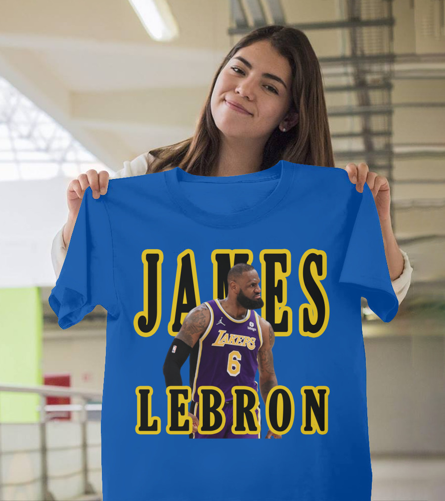 JAMES LEBRON Lakers 6 NBA T-Shirt