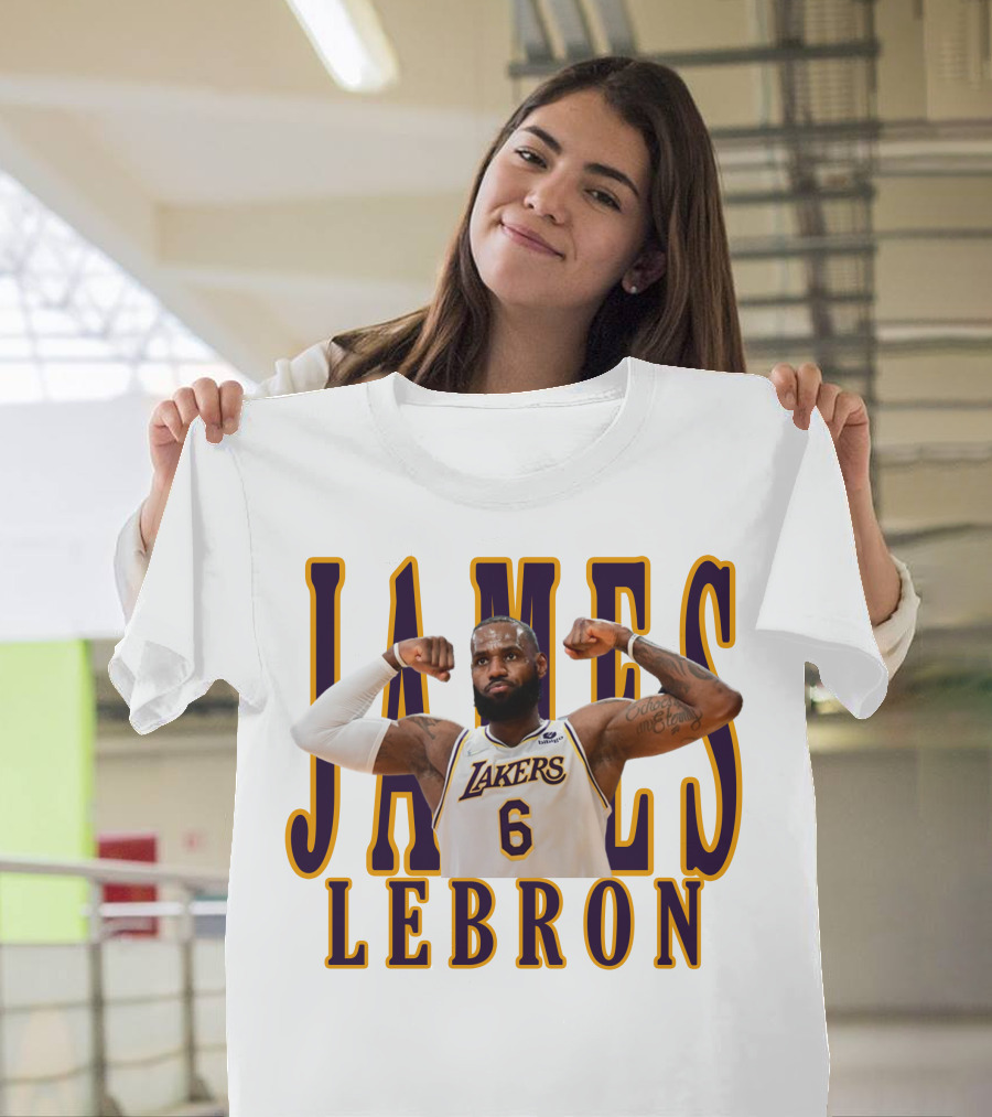 LeBron James Lakers NBA 6 T-Shirt