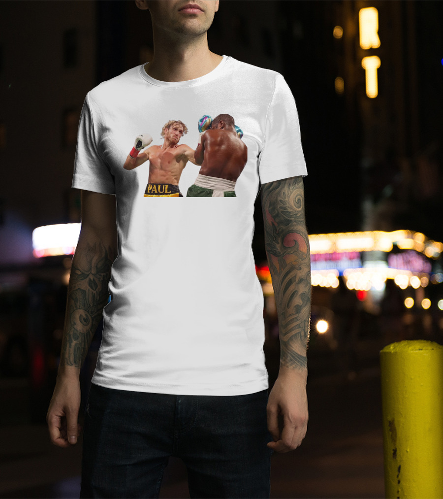 Logan Paul Boxing Match Action Scene T-Shirt