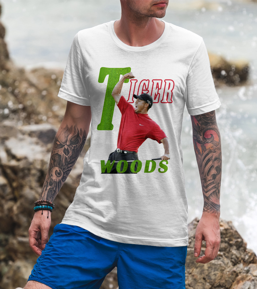 Tiger Woods Golfe Victory T-Shirt