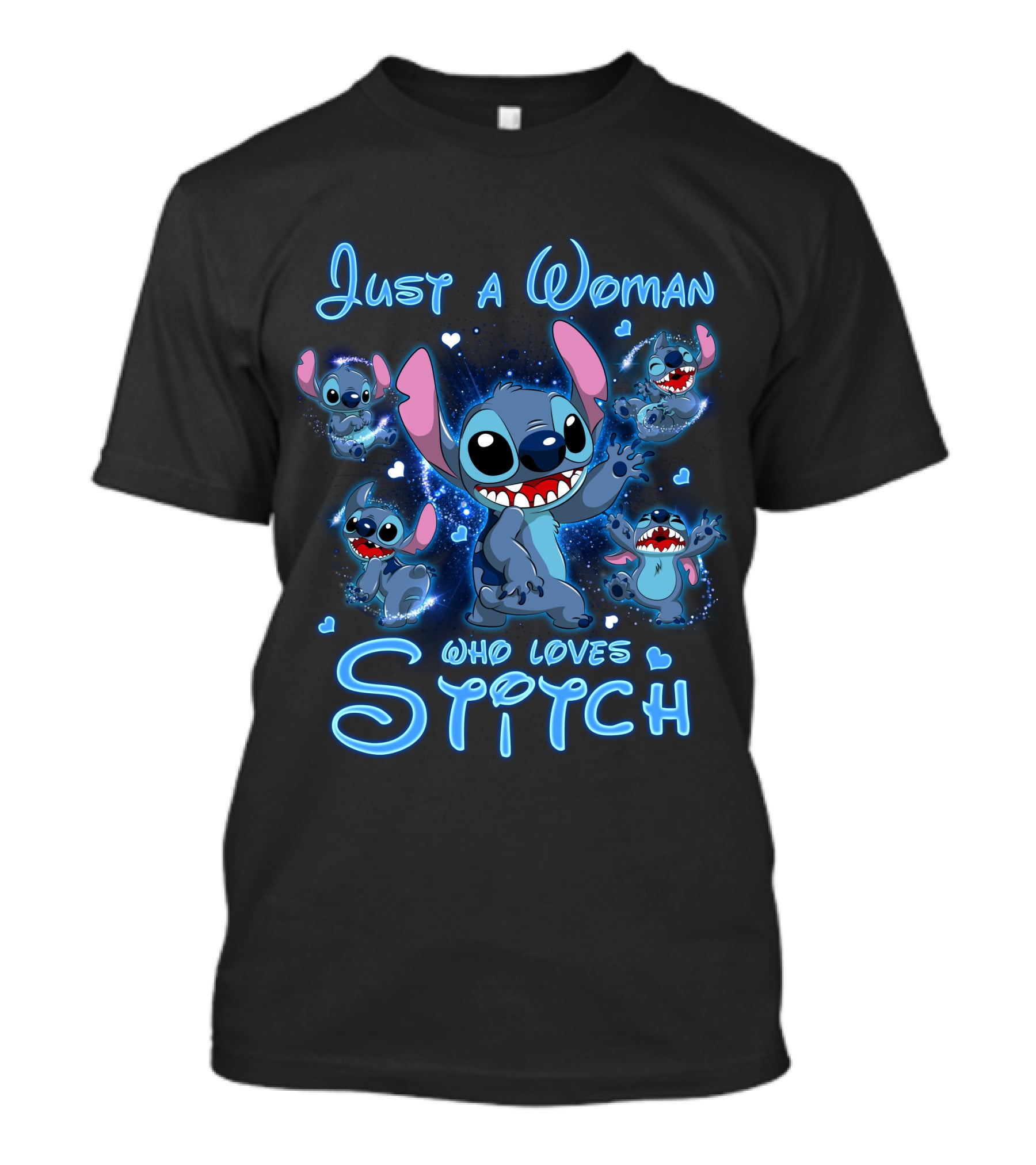 Just A Woman Who Loves Stitch T-Shirt