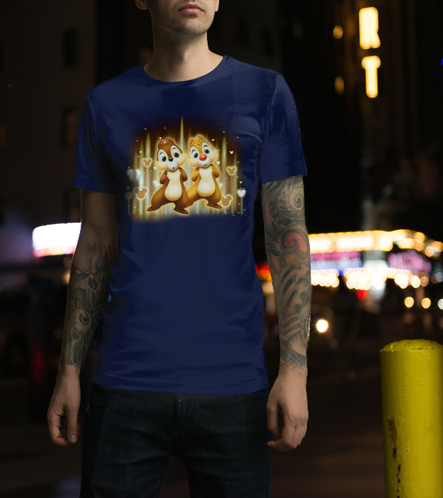 CND Heart Chip And Dale Mickey Ears Icons T-Shirt