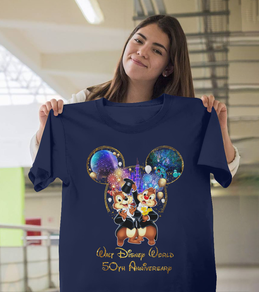 Walt Disney World 50th Anniversary Chip and Dale T-Shirt