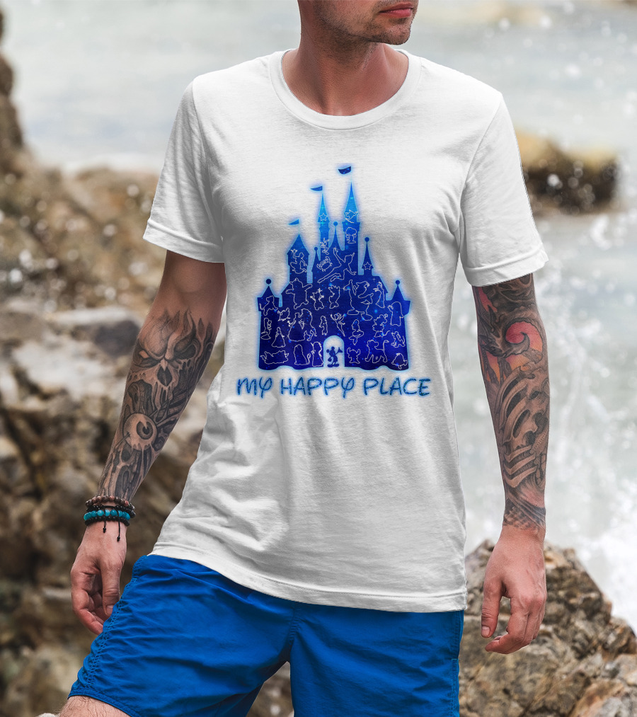 My Happy Place Disney Castle T-Shirt