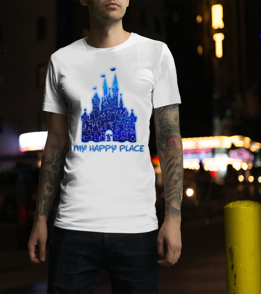 My Happy Place Disney Castle T-Shirt