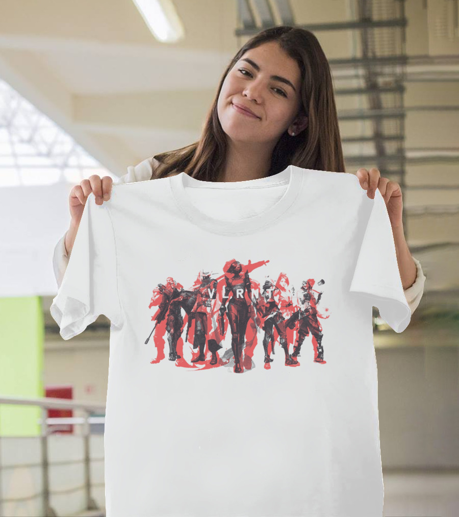 Valorant Agent Character Lineup Merch T-Shirt