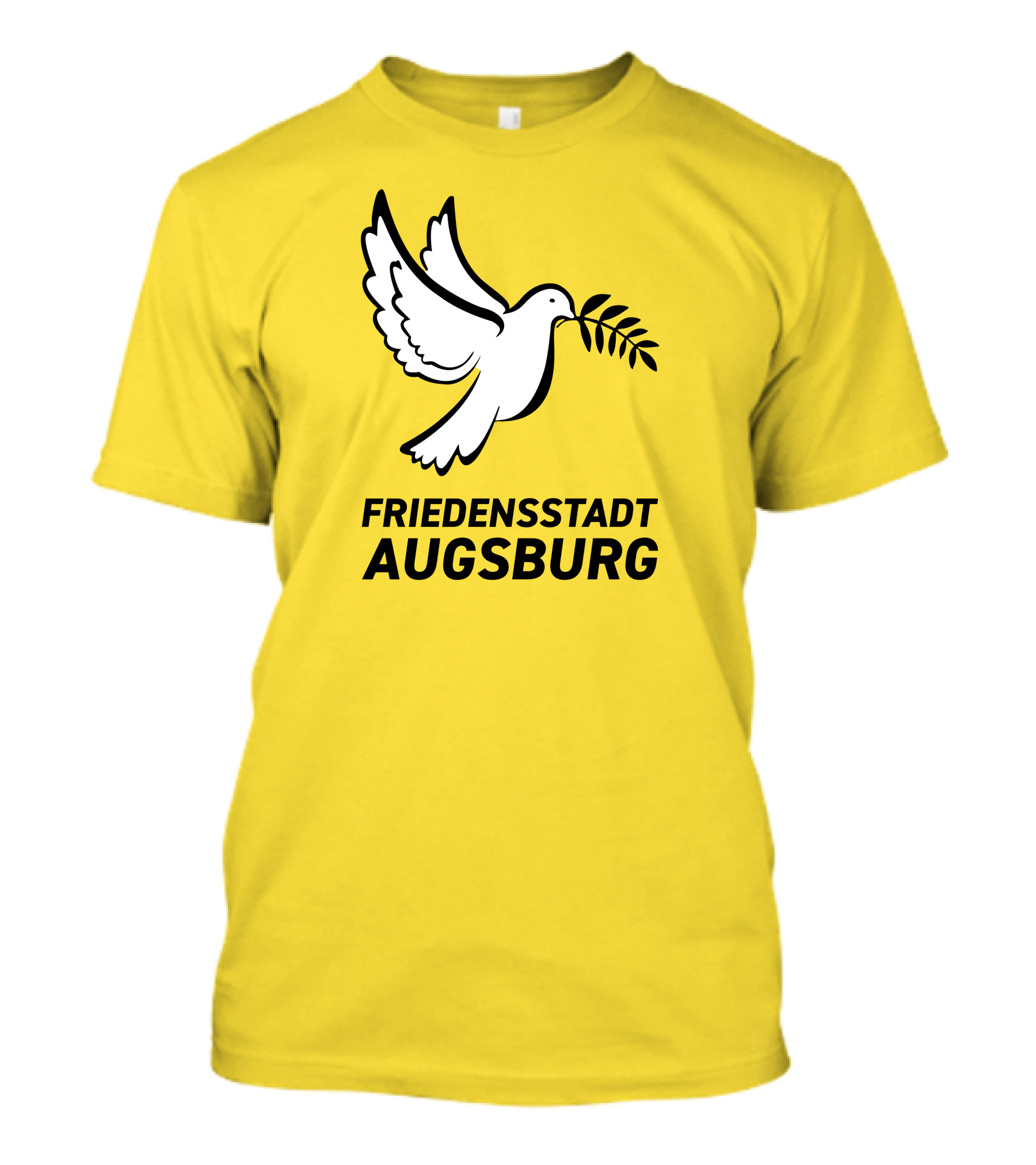 Friedensstadt Augsburg Peace Dove With Olive Branch T-Shirt