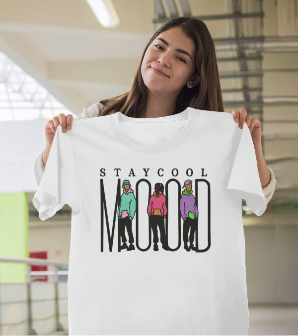 Stay Cool Mood Colorful Street Style Trio T-Shirt
