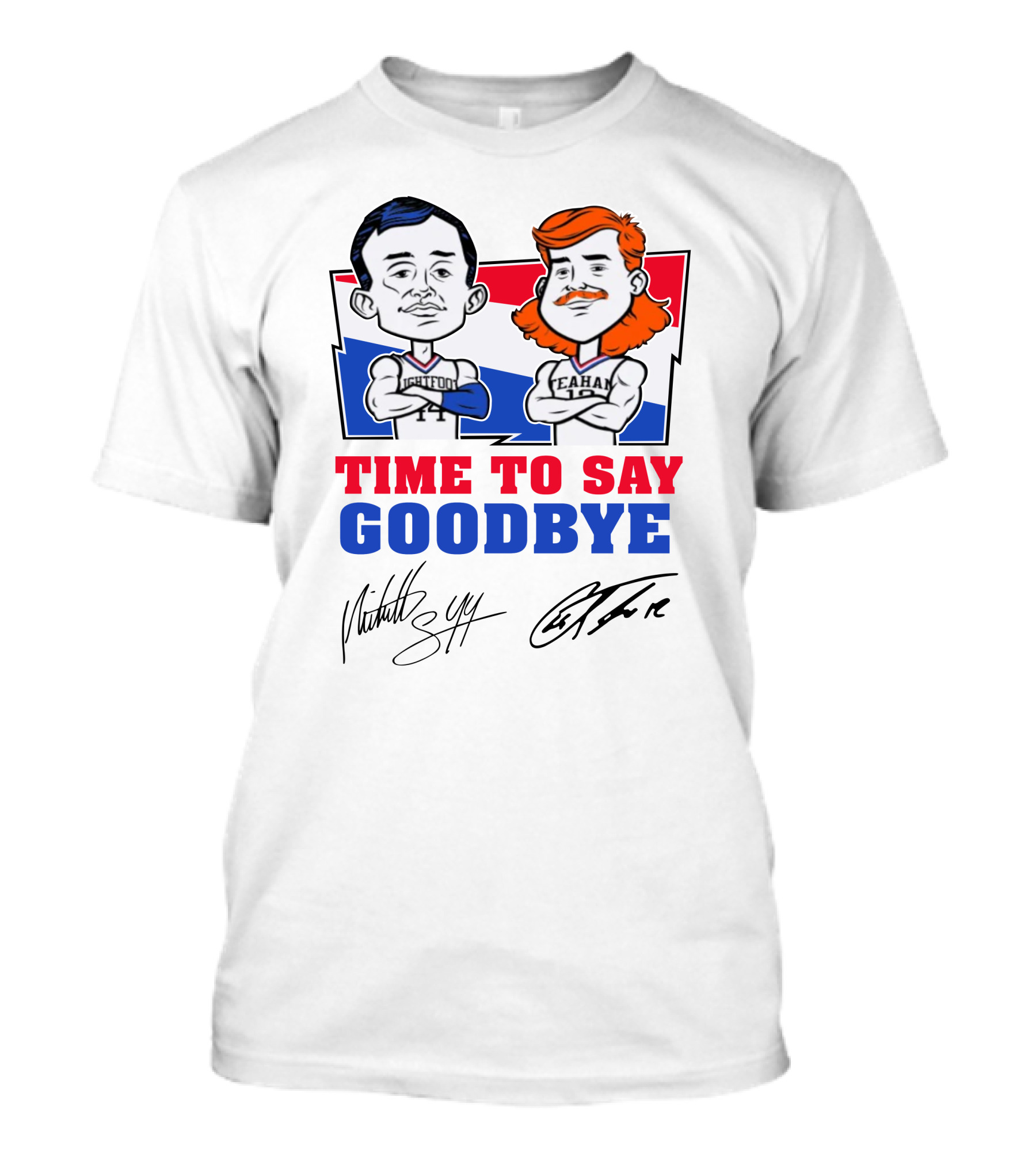 Seniornight22 Merch Time To Say Goodbye Lightfoot Feahan Signature T-Shirt