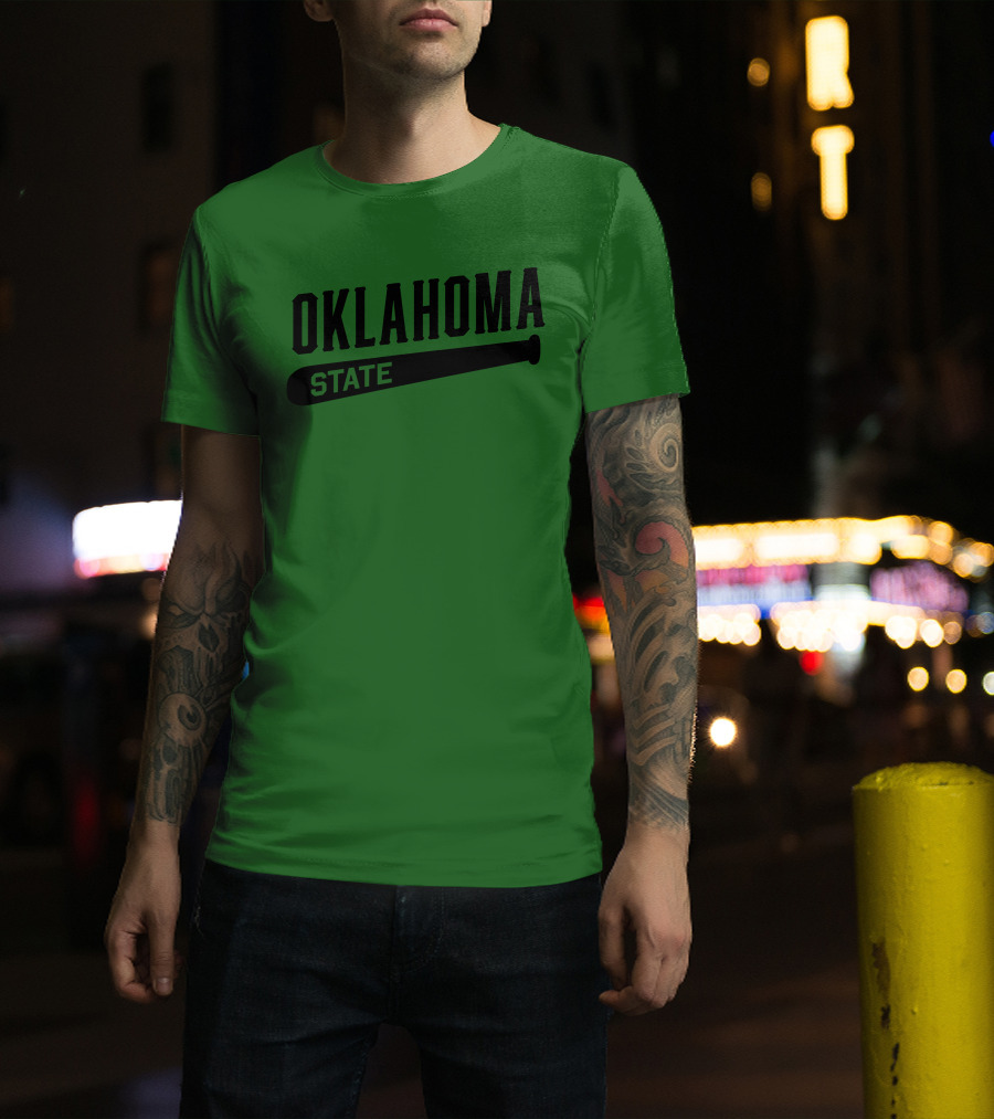 Oklahoma State Baseball Bat T-Shirt