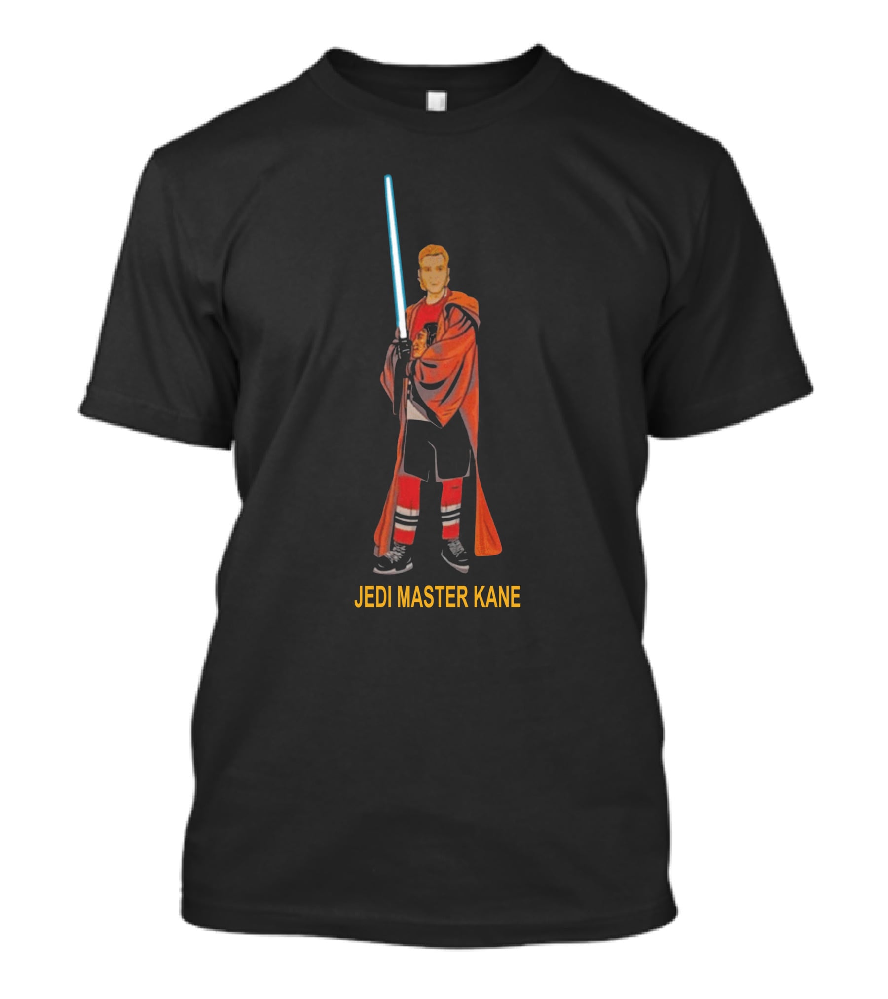 Jedi Master Kane Lightsaber Hockey Player T-Shirt