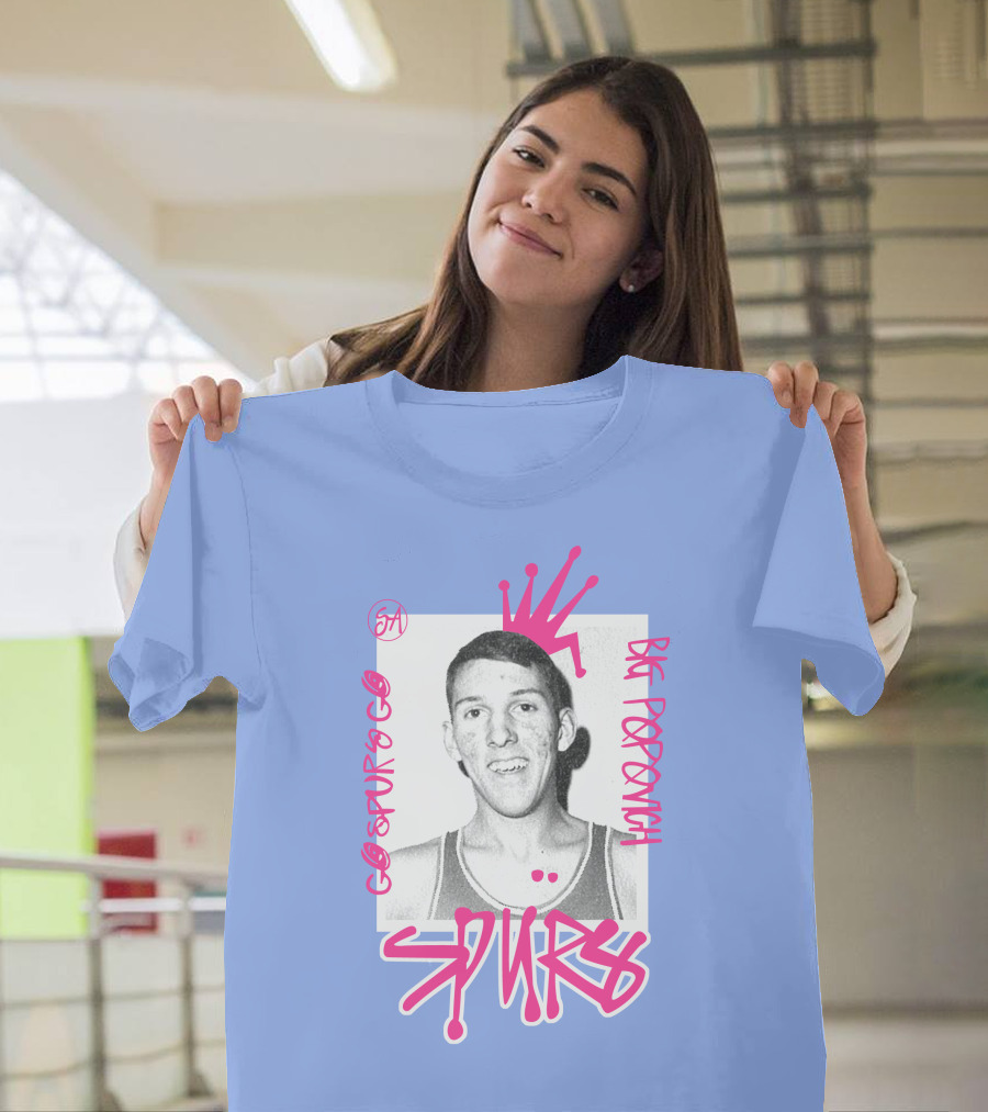 Go Spurs Go Big Popovich Spurs SA T-Shirt