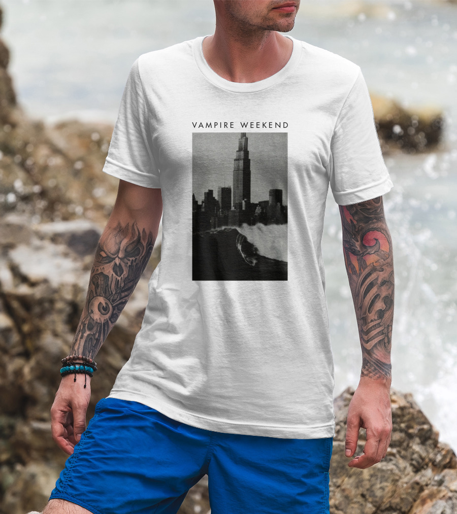 Vampire Weekend New York City Wave Tower T-Shirt