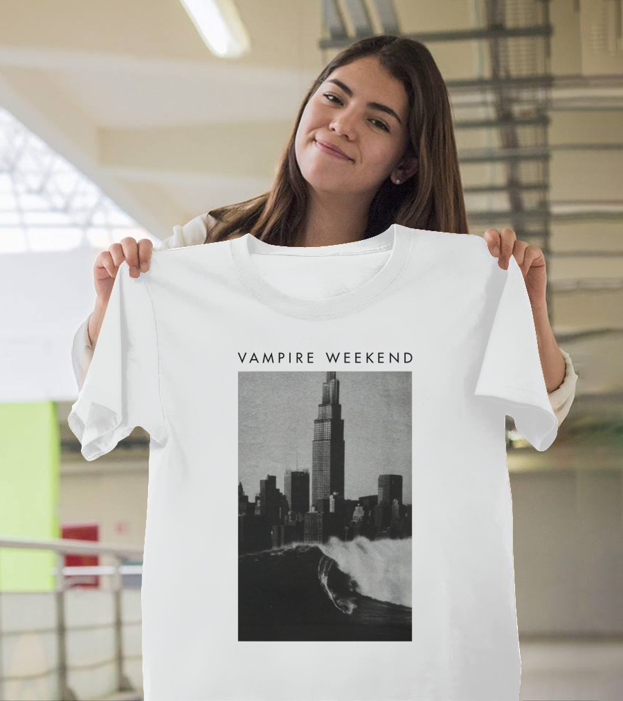 Vampire Weekend New York City Wave Tower T-Shirt