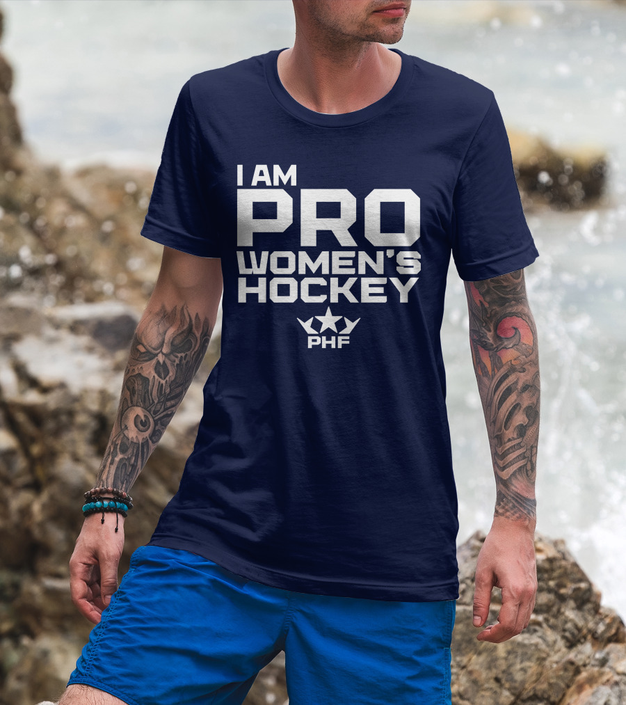 Arizona Coyotes I Am Pro Women's Hockey PHF T-Shirt
