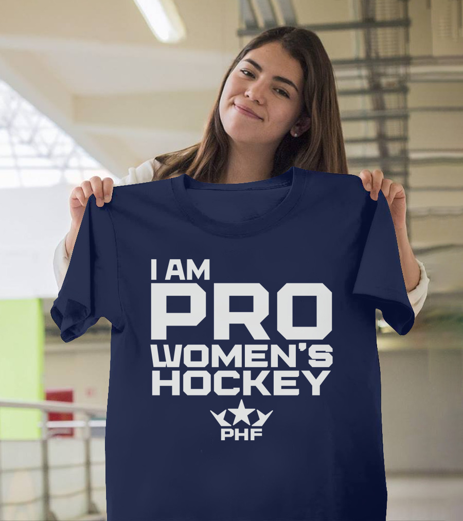 Arizona Coyotes I Am Pro Women's Hockey PHF T-Shirt