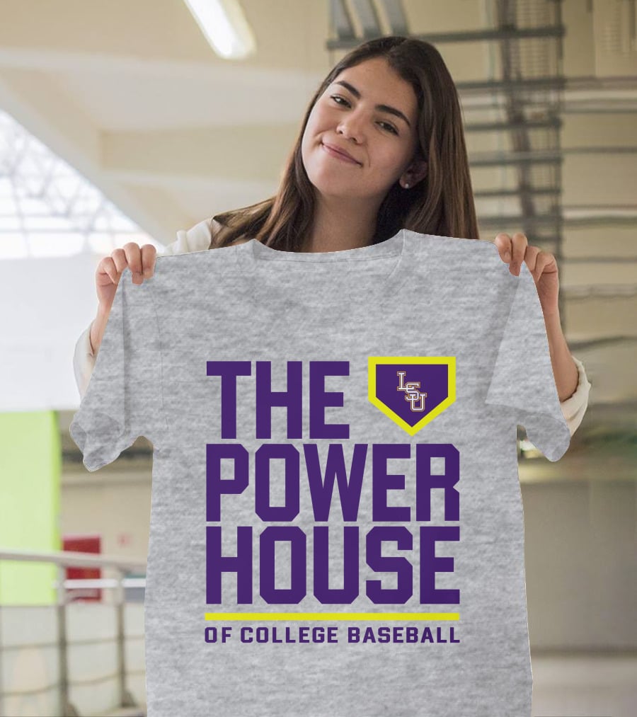 LSU The Power House Of College Baseball T-Shirt