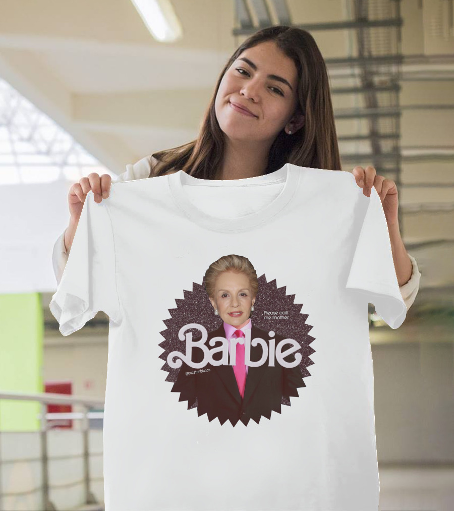 Barbie Please Call Me Mother Barbie @soccerbibanca T-Shirt